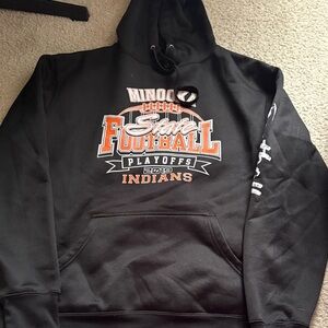Black Football Playoffs Hoodie